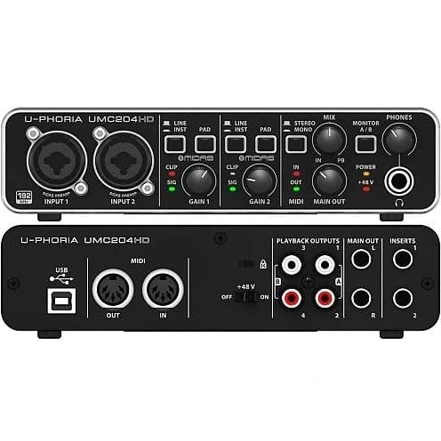 Image of Recording interface Behringer UMC 204HD