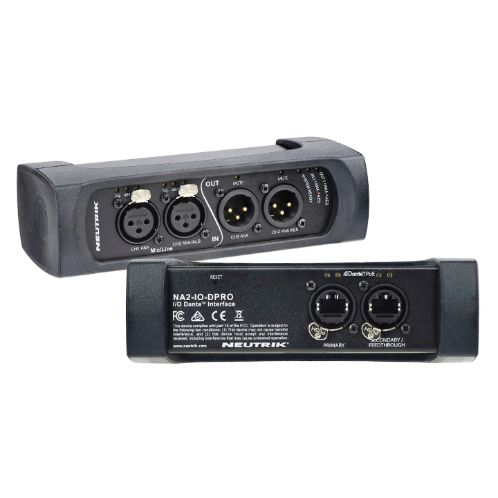 Image of Dante  Interface Neutrik NA2-IO-DPRO